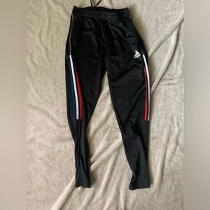Adidas Sweatpants Red White and Blue Stripe